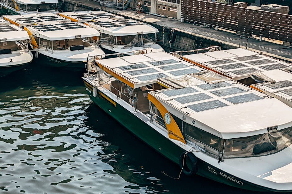 Eco-friendly boat cruising near Hvar