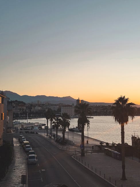 Cycling the Hvar coastline at sunrise