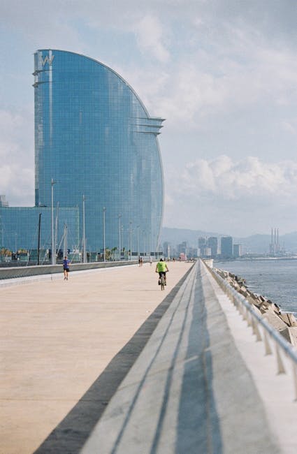Radfahrer in Barcelona