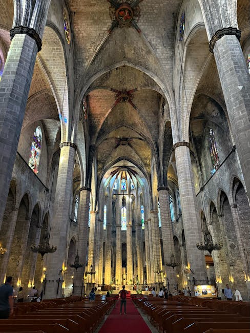 Facciata di Santa Maria del Mar a El Born