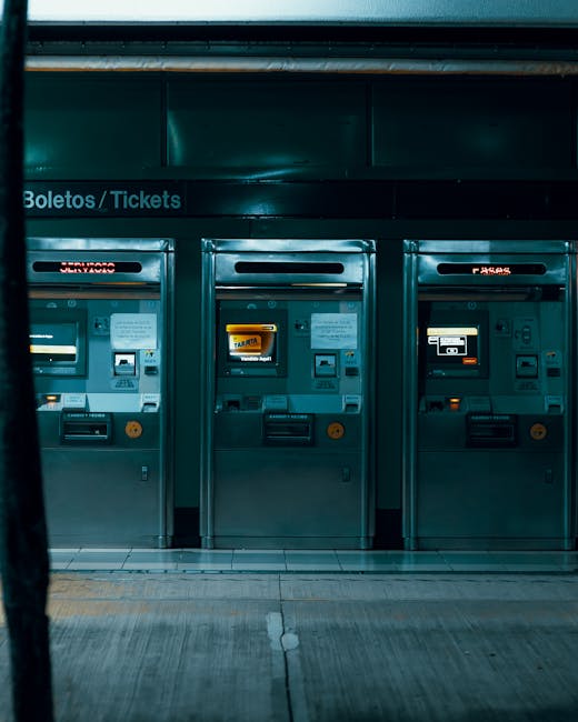 Ticket vending machine at Sants Estació
