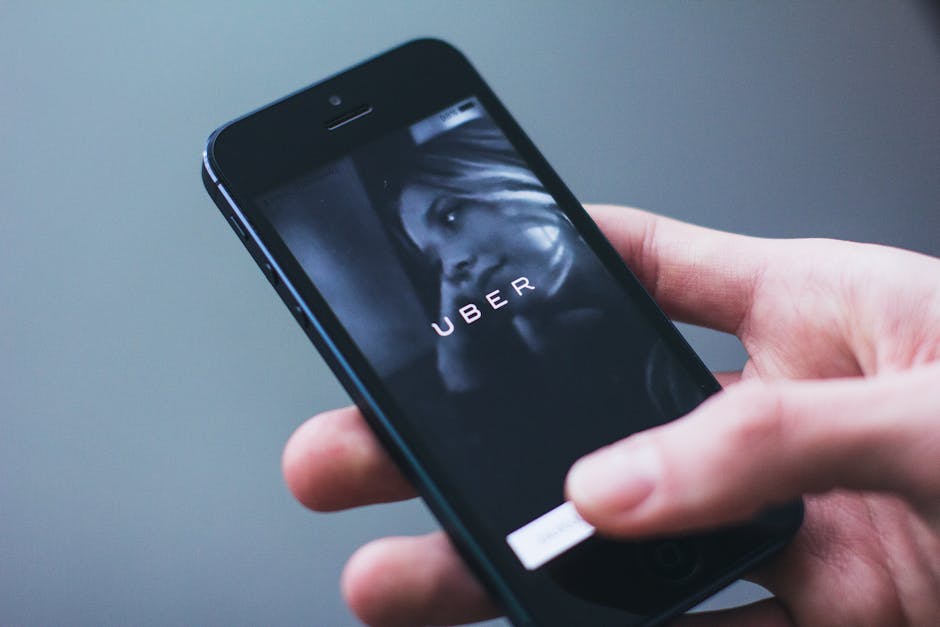 Schermata di prenotazione su app Cabify
