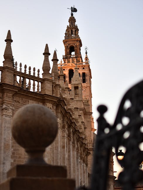 Vista panoramica dalla Giralda all'alba