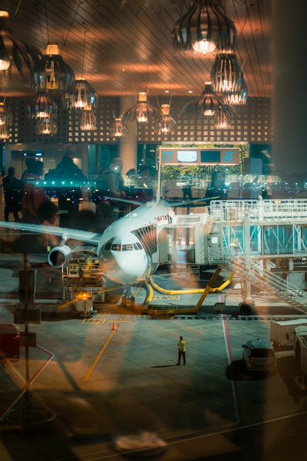 Arrivi notturni all'aeroporto di Siviglia
