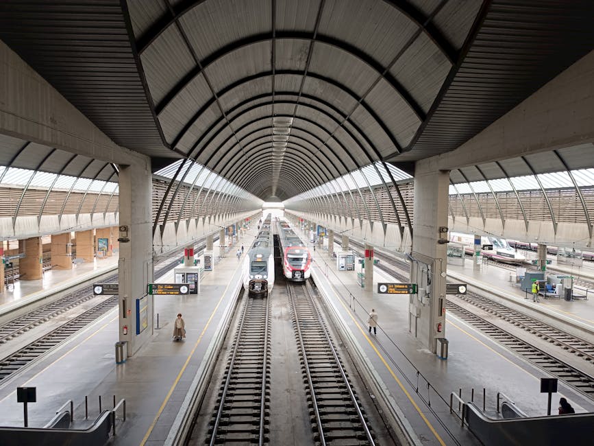 Banchina della metropolitana di Siviglia