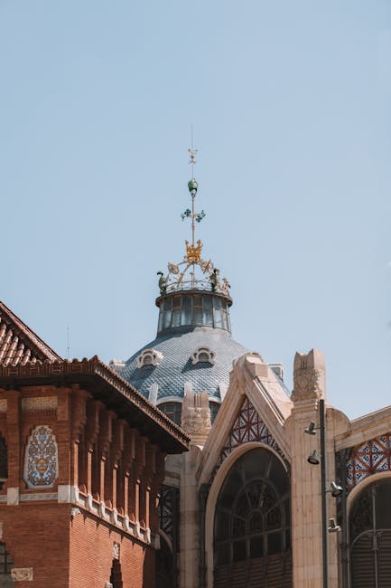 Facciata esterna del Mercado Central di Valencia
