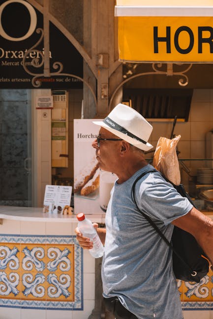 Vassoio con horchata tradizionale e fartons