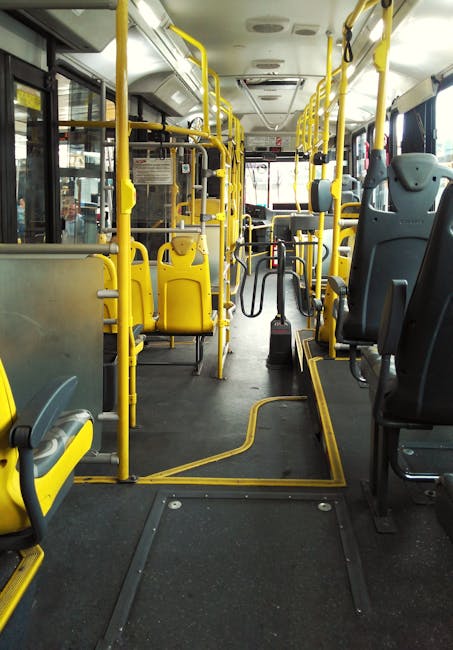 Inside a Granada city bus
