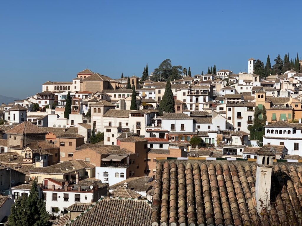 View from Mirador de San Nicolás at sunset