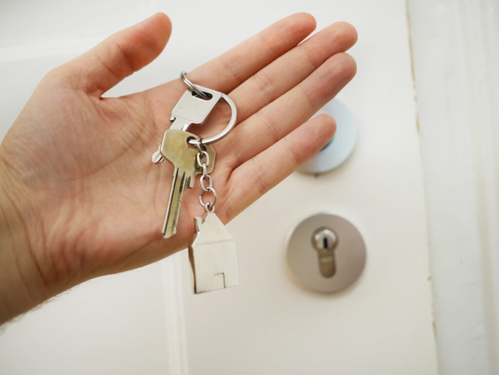 Sleutels van een gehuurd appartement