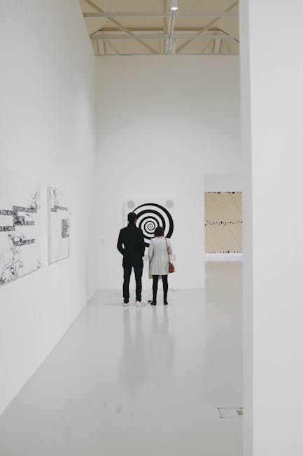 interno di galleria d'arte moderna a Granada