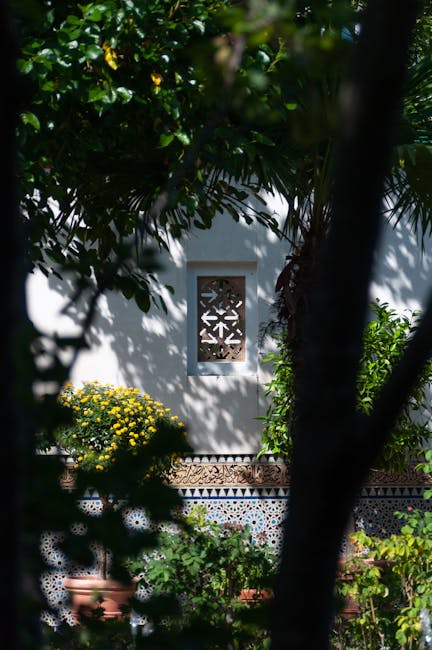 Cortile di una carmen nell'Albaicín con giardino privato