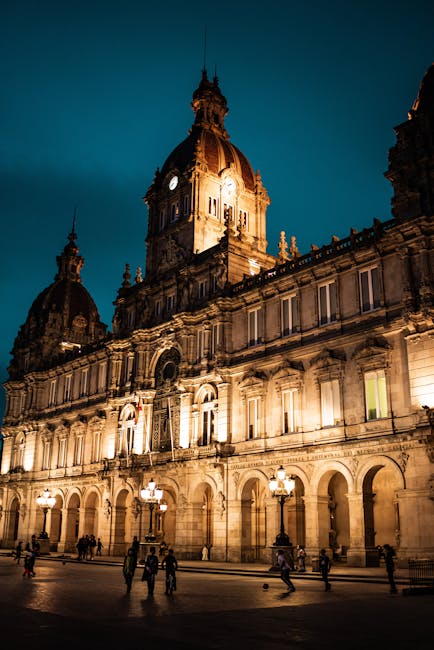 Praza do Obradoiro at sunrise