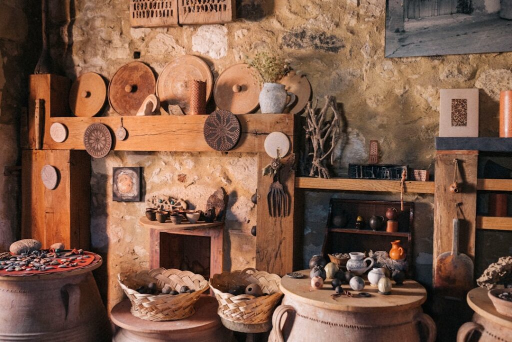Laboratorio di ceramica tradizionale galiziana esposto al museo