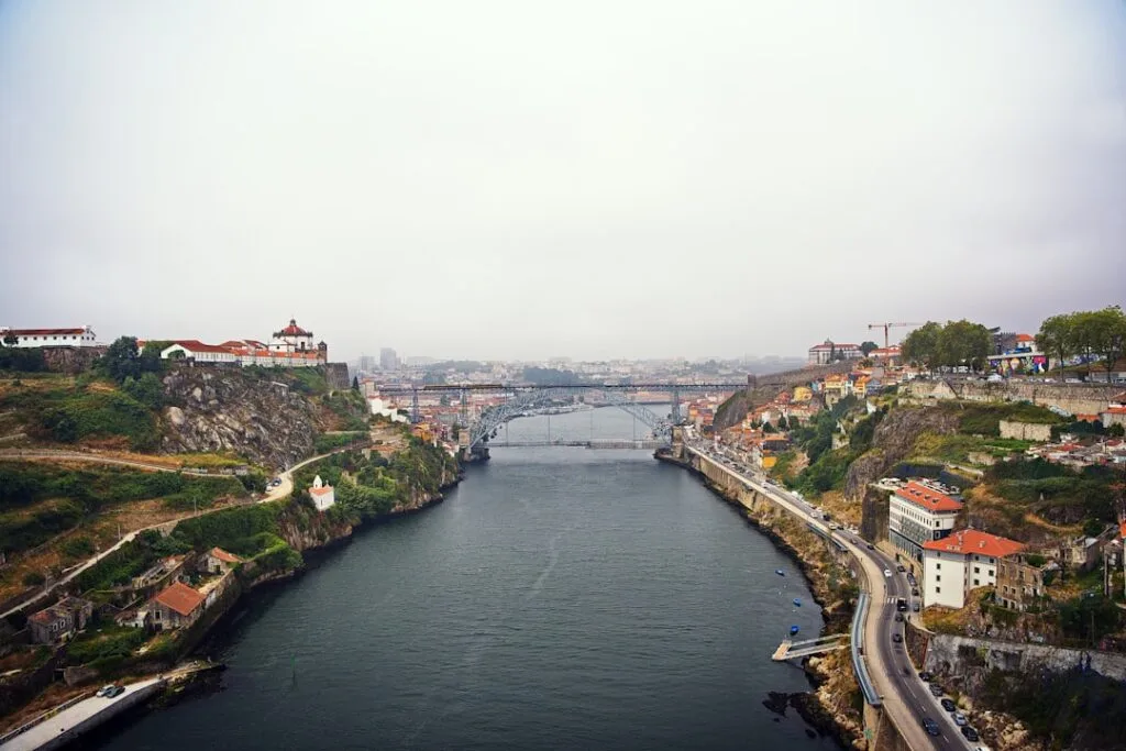 Colorful riverside houses of Porto's Ribeira along the Douro