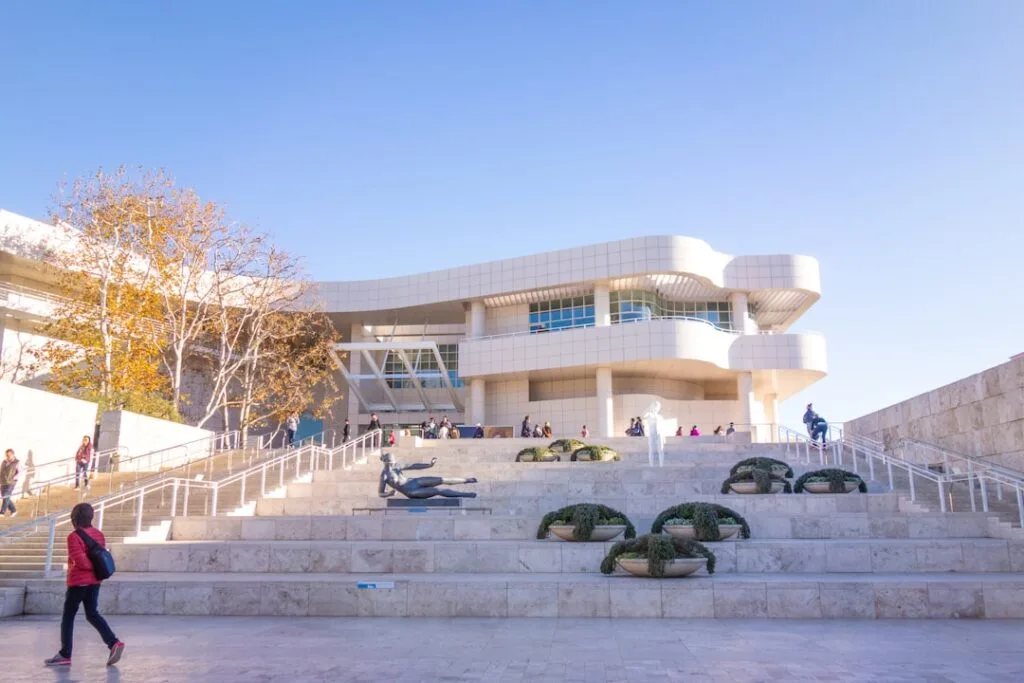 Serralves Museum modern white building and terraced steps in Porto