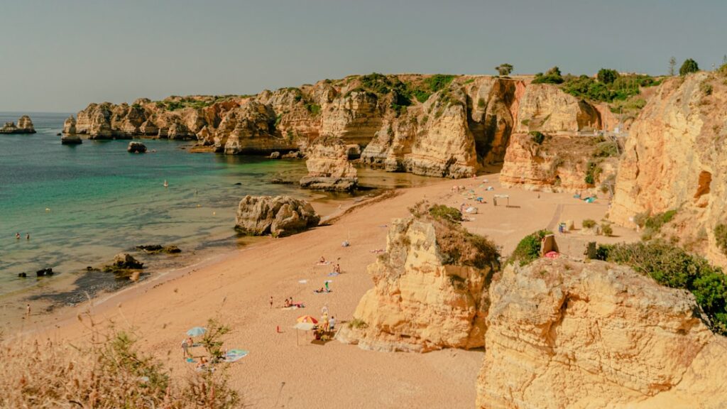 Karte der Algarve-Küste zur Reiseplanung