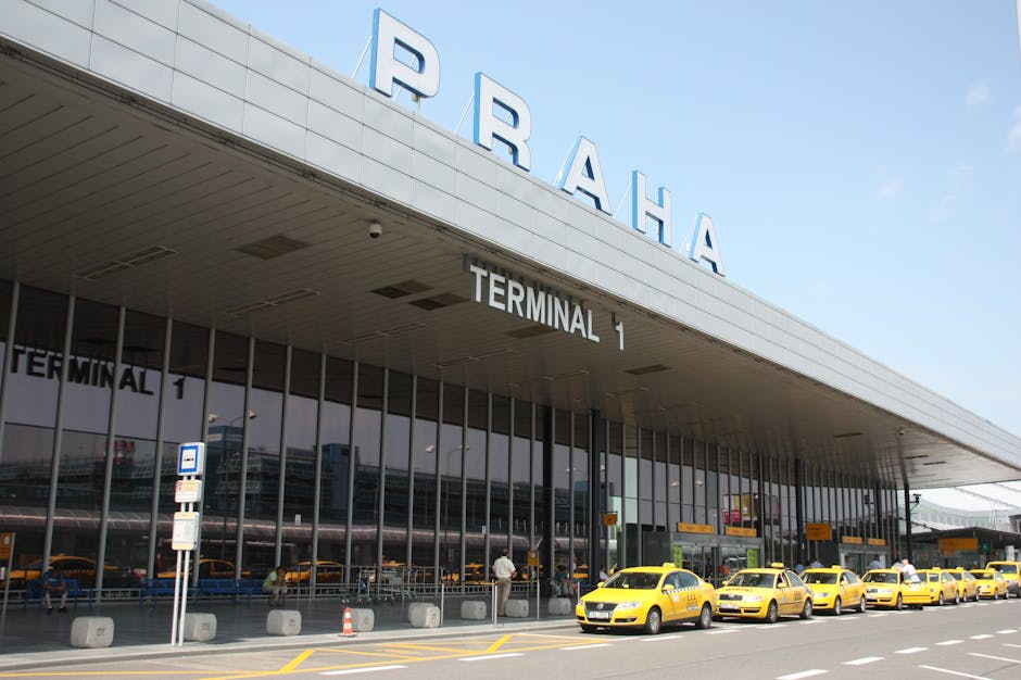 taxi rank outside Cristiano Ronaldo Airport terminal