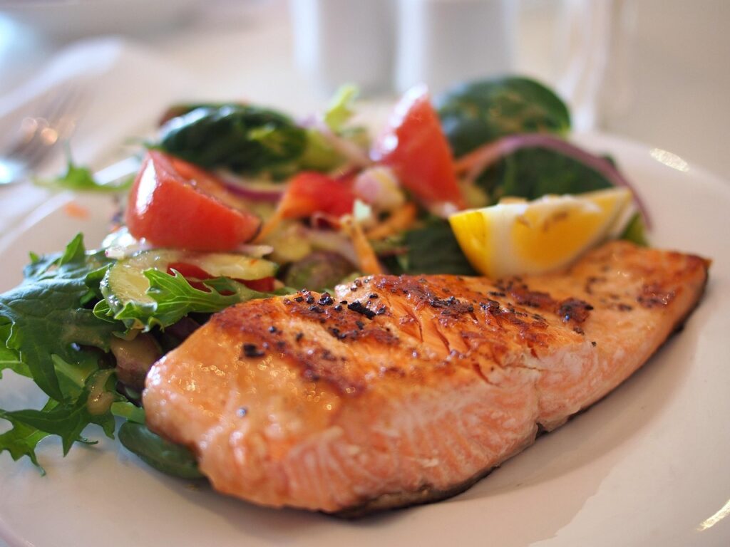 Grilled fresh fish plate — a good gluten‑free option