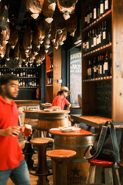 interno accogliente di O Tasco, ristorante di tapas