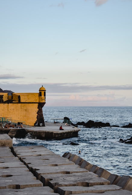 vista sul mare dalla terrazza del Restaurante do Forte