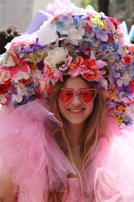 Flower festival parade on Funchal’s main avenue