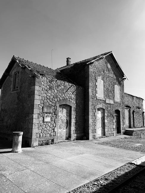 Station van Sintra met oude stenen gevel