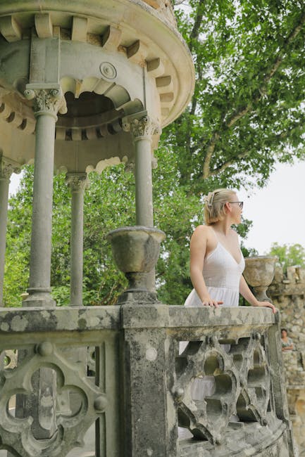 Romantische tuinen en fontein van Quinta das Lágrimas