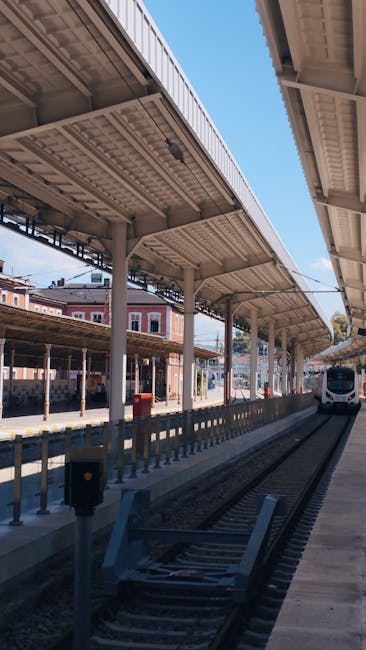 Zewnętrzna część dworca kolejowego Coimbra