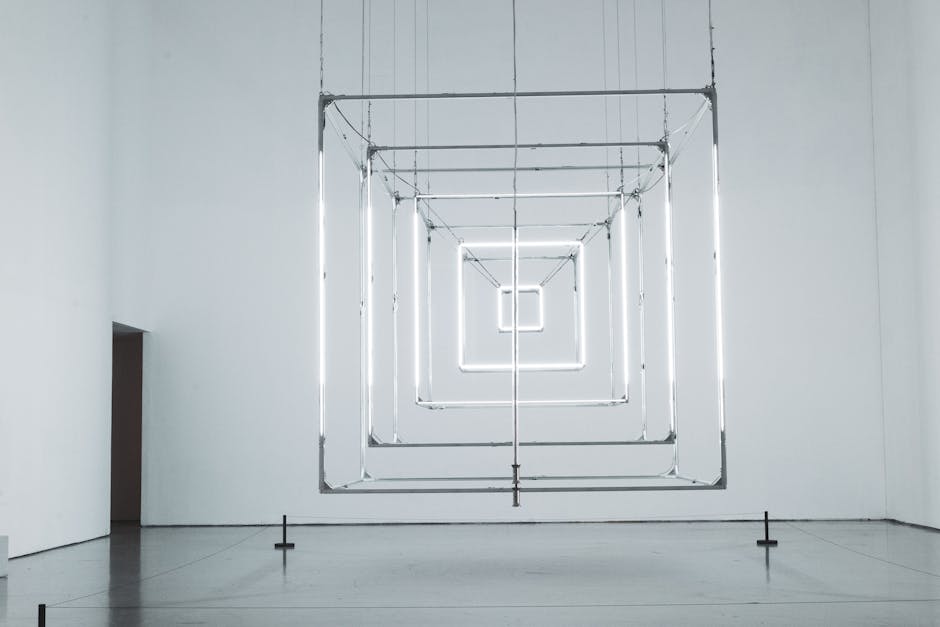 MOCAK modern art installation white space