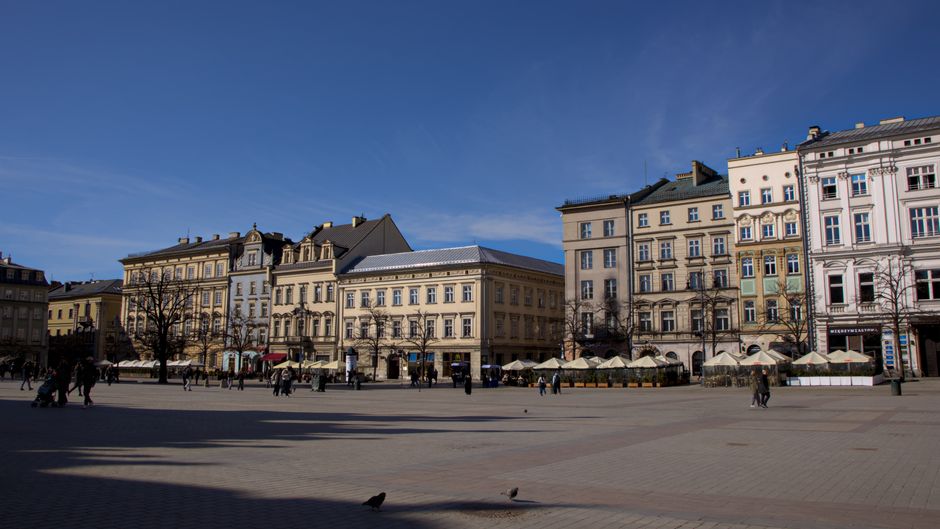 Bike rental stand near Main Market Square