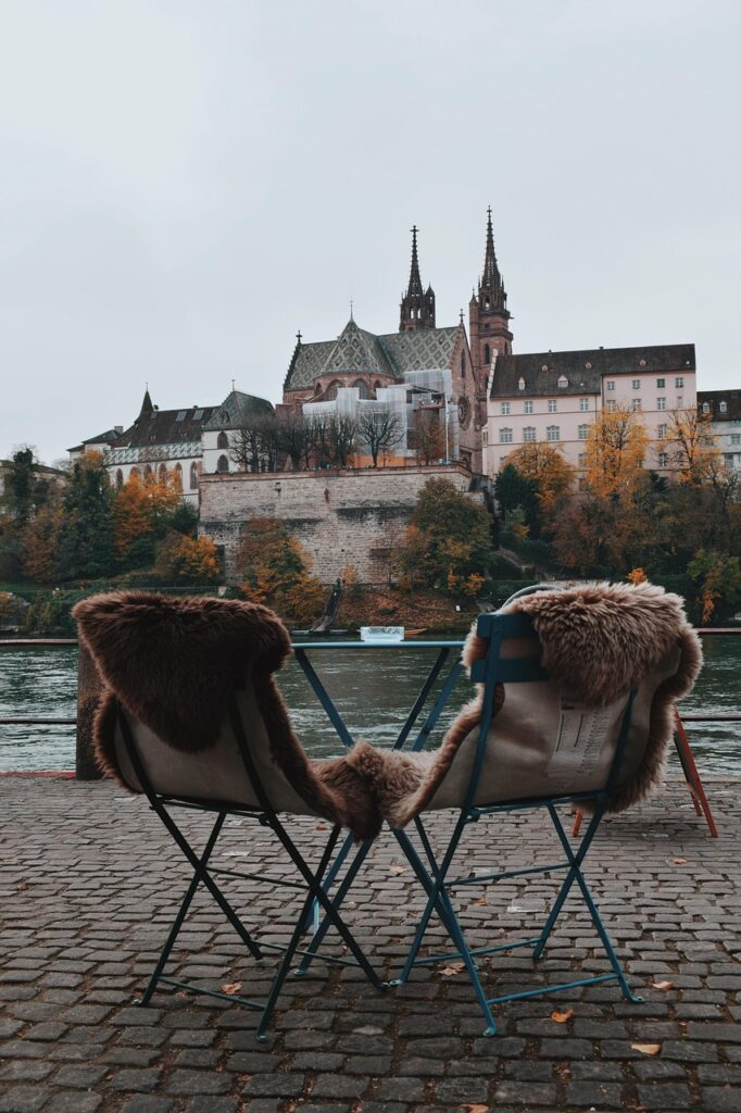 Small riverside restaurant terrace in Wawer, Warsaw