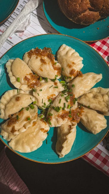 Plate of pierogi at Zapiecek in Old Town
