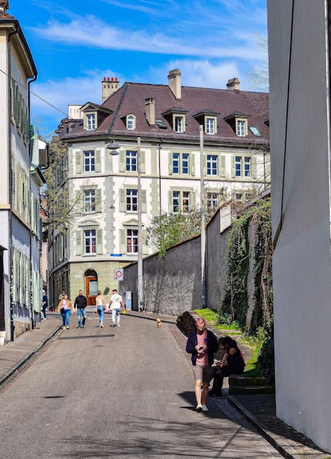 Wandelroutekaartje door de centrale straten van Carouge