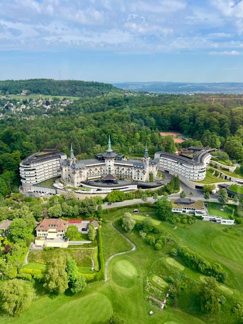 Dolder Grand spa panoramic view
