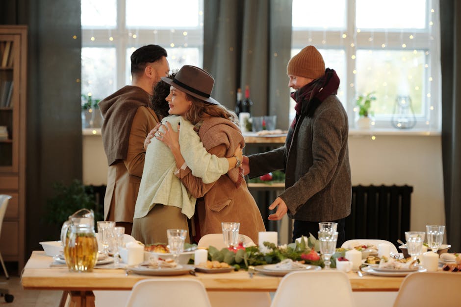 Gastvrije hosts die gasten verwelkomen aan de ontbijttafel in Zürich