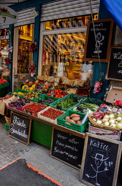 Lokale marktkramen met groenten en fruit in Zürich