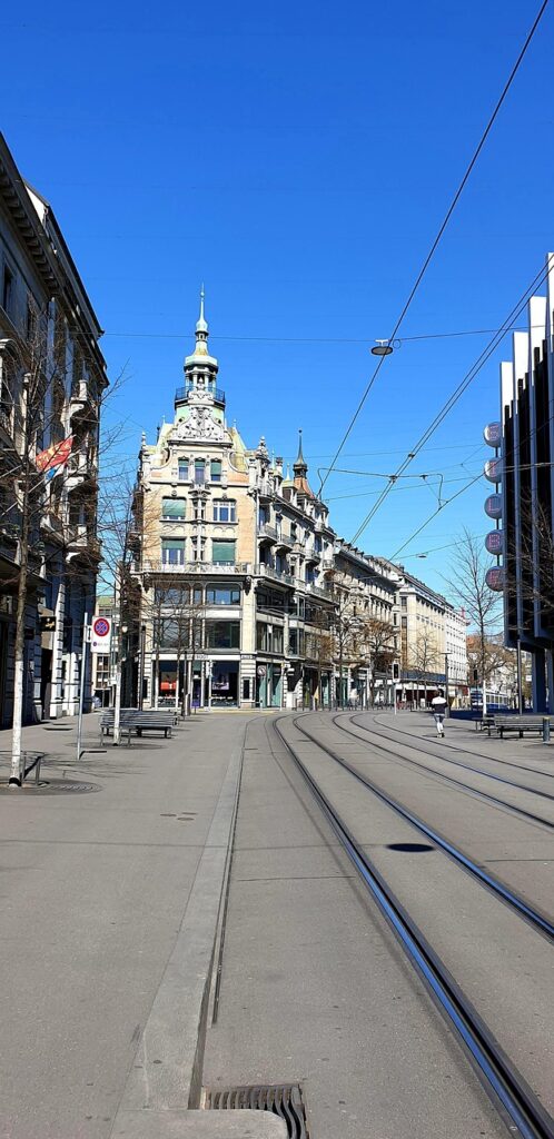 Bahnhofstrasse — elegancka ulica handlowa w Zurychu