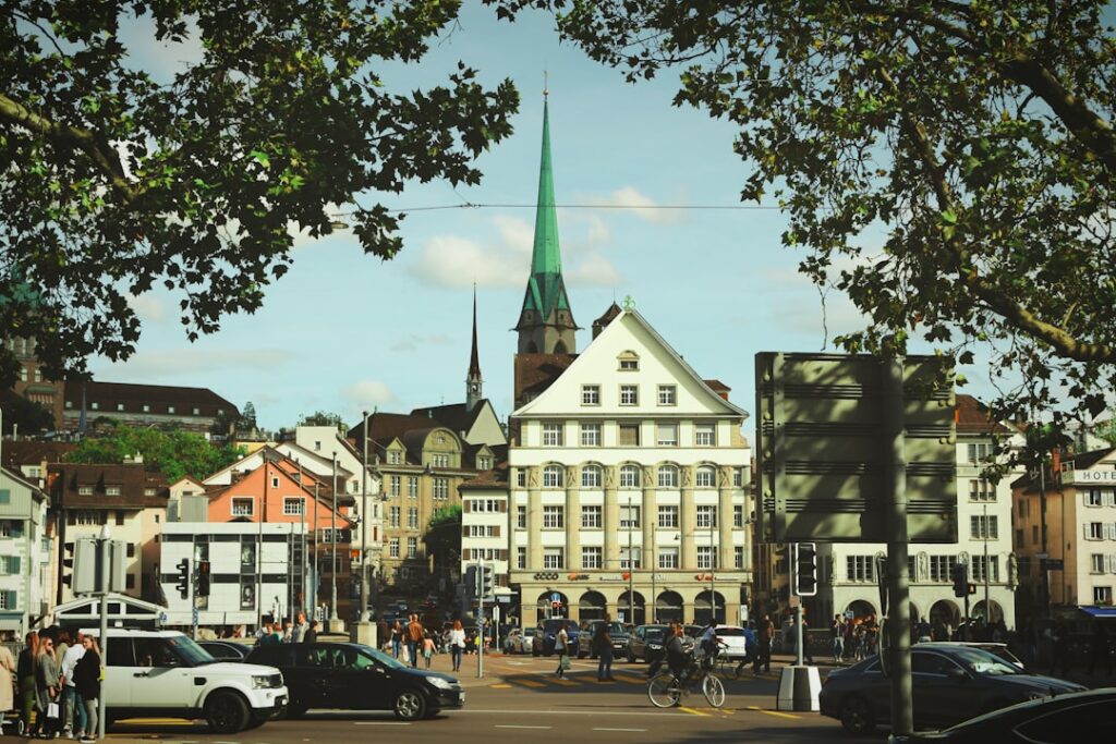 Bahnhofstrasse Zürich Tagesansicht