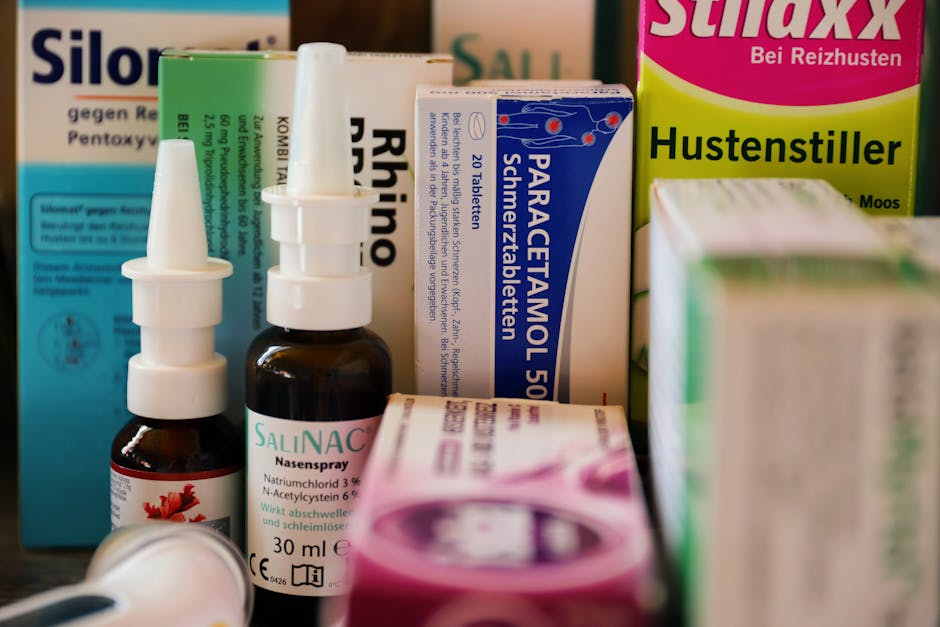 Apotheekrek met voorgeschreven en vrij verkrijgbare medicijnen