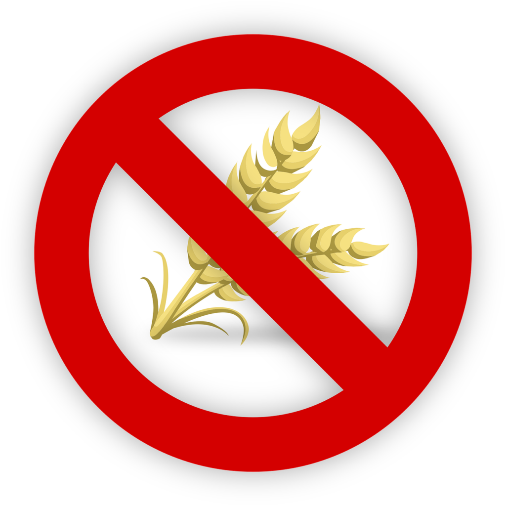 Notiz: glutenfrei / Zöliakie-Hinweis