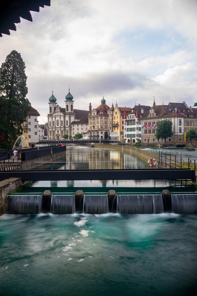 Historisches Restaurantinterieur in Luzern