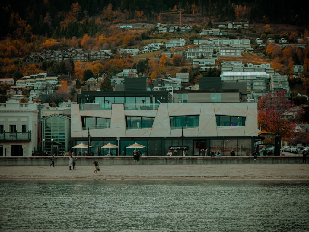 Olympic Museum modern lakeside building in Lausanne