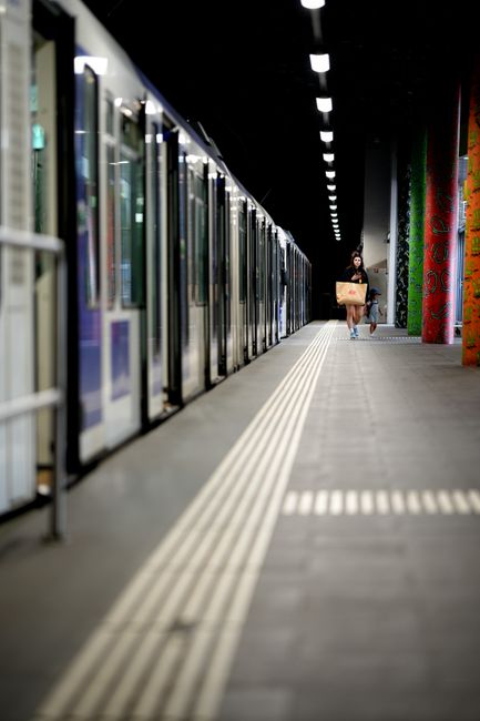 Metro M2 w Lozannie