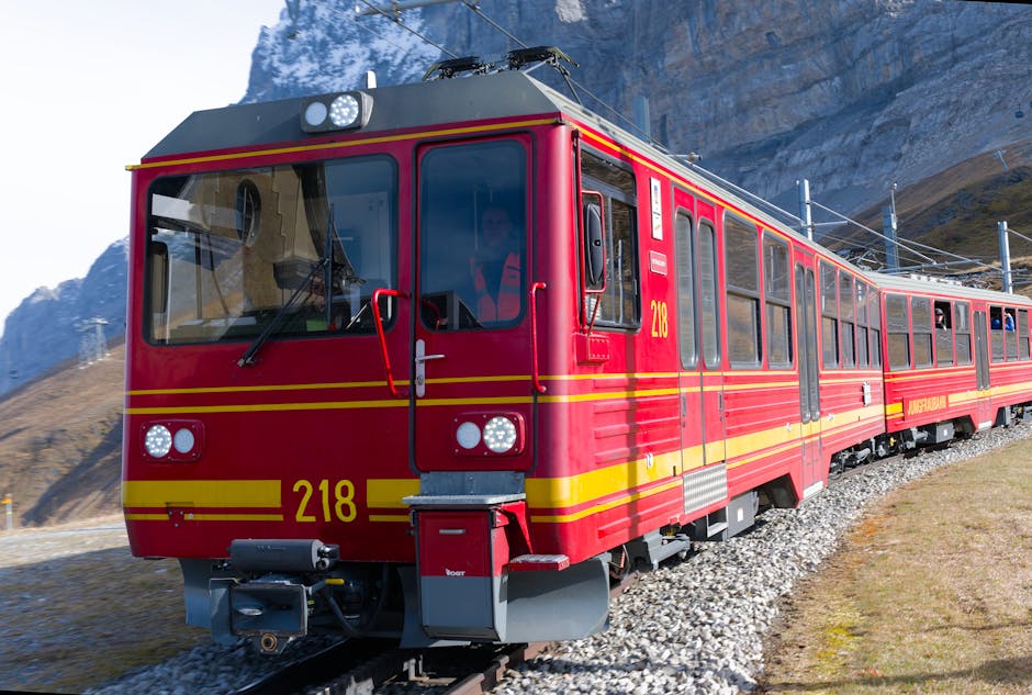 Scenic train from Interlaken Ost to Jungfraujoch