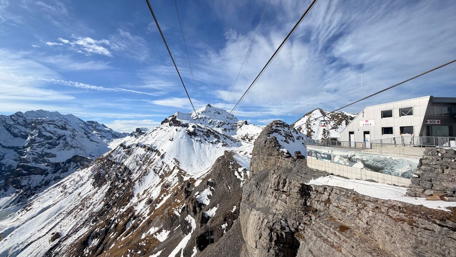 Cable car from Stechelberg to Schilthorn